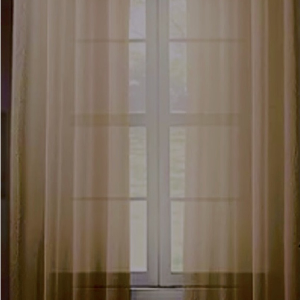 JC Penney Home Single Panel Solid Grommet Top Light-Filtering (~50"W x 86" L)
